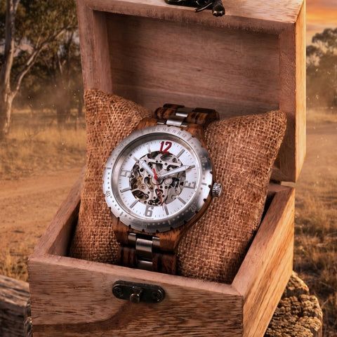 The Rodeo Men's Wooden Watch