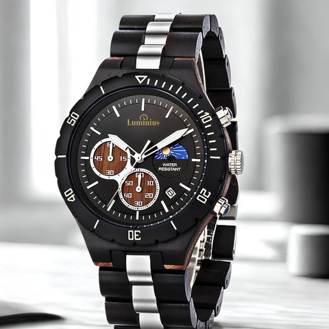 The Hunter Men's Wood Watch