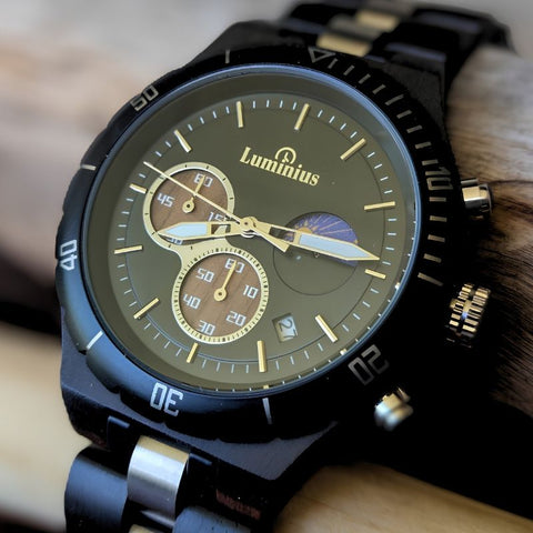 The Hunter Men's Wood Watch