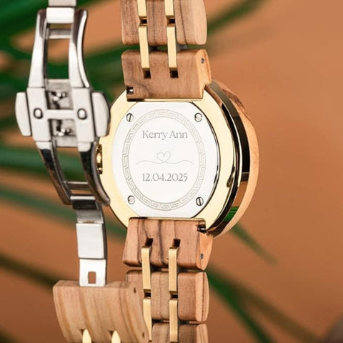 The Daisy Women's Wood Watch
