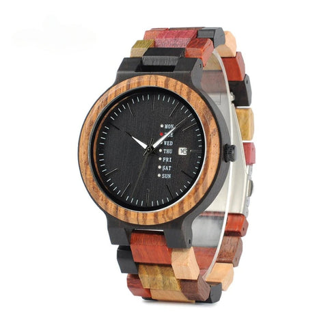 The Saddler Women's Wood Watch
