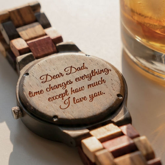 The Saddler Men's Wooden Watch