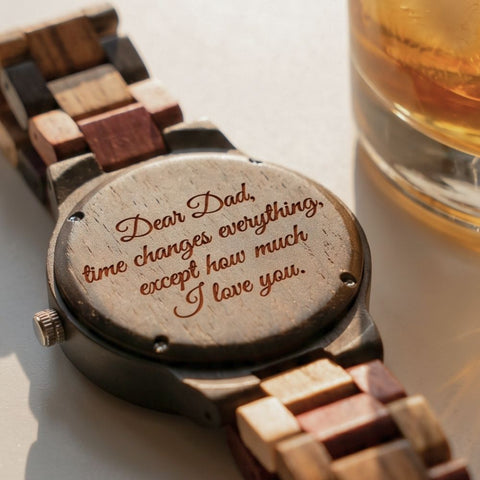 The Saddler Men's Wooden Watch